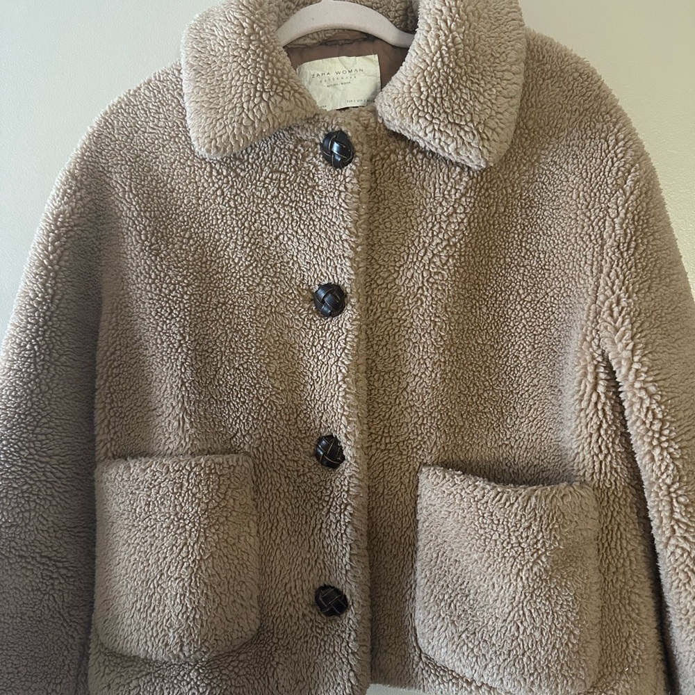 Cozy teddy coat